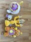 Rare Disney Beauty And Tge Beast Soft Toys Cogsworth Lumiere Mrs Potts Chip