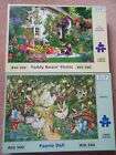 2 HOUSE OF PUZZLES/HOP BIG 500 PIECE JIGSAW PUZZLES - BOTH COMPLETE