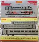 Hornby OO Hitachi Class 800 Test Livery Train Pack +Test Livery Coach Pack