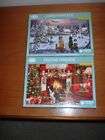 OTTER HOUSE JIGSAW PUZZLES X 2 CHRISTMAS THEMED 1000PC - 100% COMPLETE - EX CON