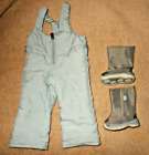 American Girl Doll Chrissa's Snow Outfit Ski pants overalls & boots Partial set