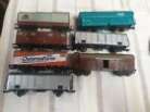7 Lima freight wagons with loads Also suit Hornby or Triang
