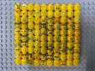 100 Stück gelbe Köpfe (Heads) aus den Serien LEGO CITY, CASTLE, HARRY POTTER ...