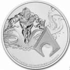 2022 Niue Aquaman DC Comics Justice League 1 oz Silver $2 Coin in capsule #602