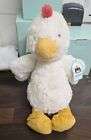 New With Tags Jellycat Soft Cute Retired MEDIUM BASHFUL CHICKEN White Plush 31cm