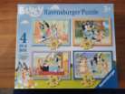 Ravensburger Jigsaw Puzzle Bluey 4 in a Box, Years 3+