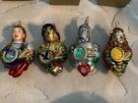 Adler Polonaise Wizard of Oz Glass Christmas Ornaments with original boxes