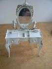 Vintage Barbie Dressing Table with accessories.