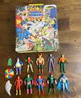 Lot Of 10 Vintage Kenner 1984 DC Super Powers Collection Figures With Case Mint