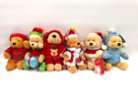 Winnie the Pooh Soft Toys  Christmas 6 Festive Pyjamas Coat Hat #D T2750 XM22