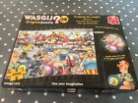 Wasgij Original 1000 Piece Jigsaw Puzzle No 28 Dropping the weight. Complete.