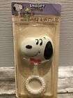 Vintage 1965 Snoopy Baby Rattle New on the Card