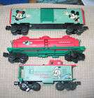 Lionel DISNEY Mickeys Christmas Express Boxcar MUSIC VIDEO Caboose/Light Tanker
