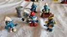 Vintage Smurfs figures original characters from 1970's