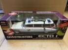 Joyride 1:21 Ghostbusters Ecto 1  boxed Sealed with straps and Slimer Diecast