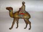 VINTAGE GERMAN KEIM & CO. WALKING ARAB BEDOUON CAMEL TOY PRE-WAR NO KEY UNTESTED