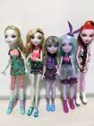Mattel lot #2 - 5 Monster High dolls Lagoona Twyla Operetta w clothes, shoes