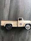 vintage Hubley 600 stake pickup truck tan beige