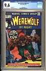 Werewolf By Night #25  CGC 9.6 WP NM+  Marvel Comics 1975 Bronze Age Horror v1