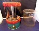 Tinplate Wind-Up Mechanical Musical Merry Go Round Carousel, Made in Gt. Britain