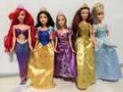Mattel Barbie lot - Disney Princess 5 dolls Belle Ariel Snow Cinderella Rapunzel