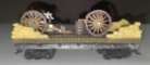 Hawthorne Village / Bachmann - HO Scale American Civil War Canon & Sandbag Car