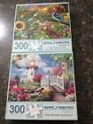 Bits and Pieces - 2 x 300 Large piece Jigsaws - Spring Light & Sunflower Birds