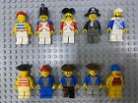10 LEGO FIGUREN UND MANSCHEN LEGO PIRATES