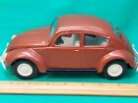 Vintage 1960's Tonka Toys Rust Red Metal VW Volkswagen Beetle Bug Car #52680