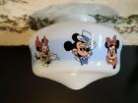 Vintage 1989 Disney Mickey and Minnie Mouse Glass Ceiling Fan Light cover Globe 