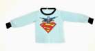 Vintage 1976 Superman Pajama Sleep Long Sleeve Shirt Kids Size 10 