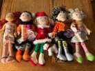 5 Groovy Girls Dolls Manhattan Toy Co Plush  Novella Cinder Sue Clara Countessa