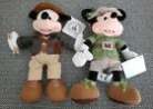 Disney World Parks Mickey Mouse Indiana Jones 12” Plush Minnie Explorer