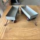 *Pair Vintage*  Dinky Large Grey Trailer no 428- Great Condition! 1955