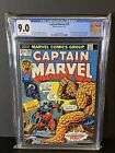 Captain Marvel #26 CGC 9.0 VF/NM WHITE Pages - 1st Thanos cover - Jim Starlin!!!