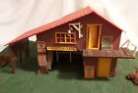 Vintage Britains Wild West Livery Stable. Excellent Condition. Unusual Example.