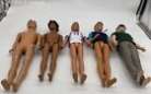 Mattel Barbie Ken Dolls Lot Of 5 With Some Clothes