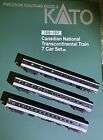 Kato Canadian National 106-102. N Scale. 3 Cars Only