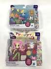 My Little Pony Equestria Minis Girls Sets x 2 Fluttershy Rainbow Dash Hasbro 