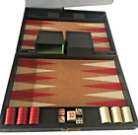Design Phillip Sweden Vintage Backgammon Set Travel Briefcase Complete Game