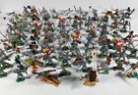 Vintage Misc Lot of 88 Toy Soldiers, Timpo, Crescent, Britain Ltd, Deetail...