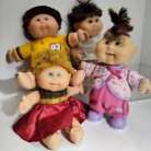 (4) Early 2000's Cabbage Patch Dolls, 20th Anniversary, Play Along Walking, Etc