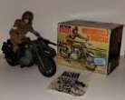 Vintage Action Man Despatch Rider & Motorcycle & Sidecar & Box Etc Joblot,  READ