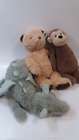 Jelly Cat Bundle, Dragon, Monkey And Teddy Bear. Used Condition 