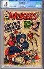 Avengers #4 (Incomplete) 1st Silver Age App. Captain America Marvel 1964 CGC .5