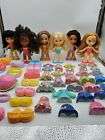 Fisher-Price Snap 'n Style Dolls and Accessories. Huge Lot. Fair Condition.