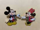 Disney Pin Mickey and Minnie Pin Traders Set Lot of 2 Retired
