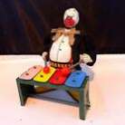 Vintage Tinplate Wind Up Joe the Xylophone Player Toy, Toplay Ltd (TPS), Japan.