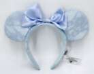 Mouse 2022 Minnie Mouse Ears Headband Disney Parks Hat Limited Blue Lace