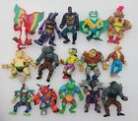 Lot Of 15 1980s-1990s Teenage Mutant Ninja Turtles Action Figures Villians